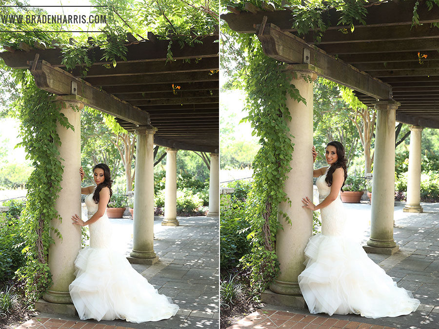 Dallas Wedding Photography, Bridal Portrait, Dallas Arboretum Bridal Portrait, Braden Harris Photography