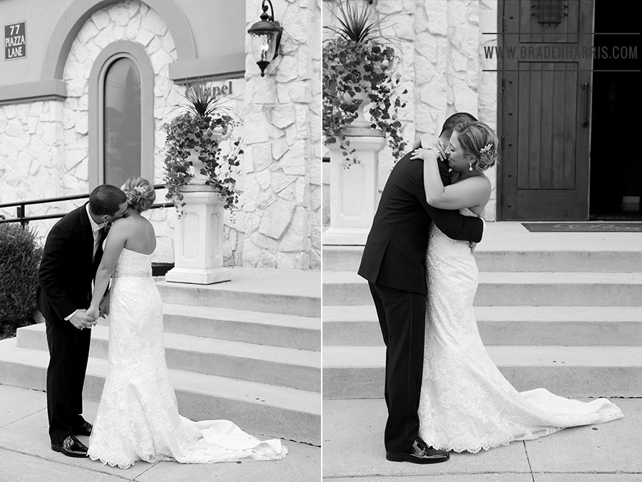 Dallas Wedding Photographer, Piazza in the Village, Piazza in the Village Grand Ballroom, First Look, Dallas Wedding, Braden Harris Photography