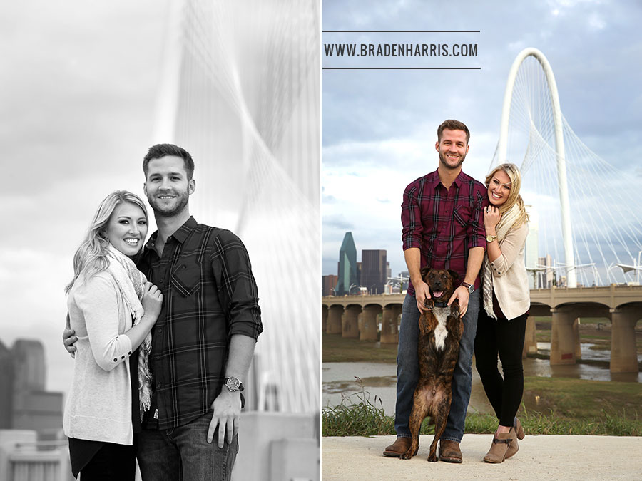 Dallas Wedding Photographer, Engagement Portrait, Deep Ellum, Margaret Hunt Hill Bridge, Braden Harris Photography