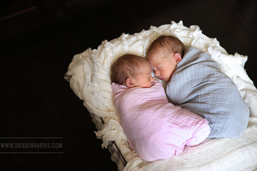 Dallas Newborn Photographer, Twin Newborn Photos, Braden Harris Photography