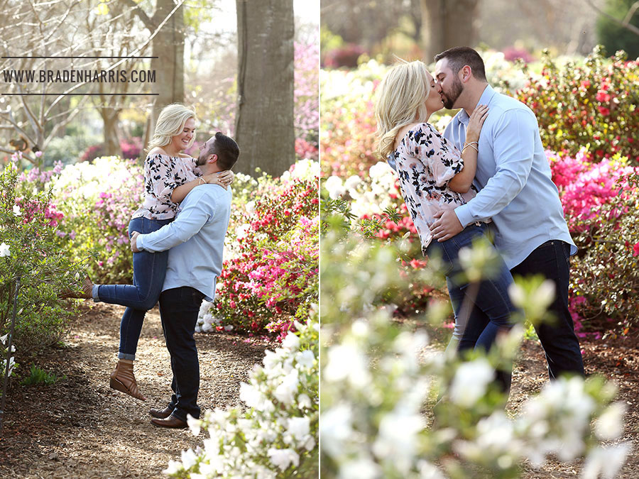 Dallas Wedding Photographer, Engagement Portrait, Dallas Arboretum, Braden Harris Photography