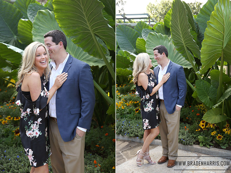 Dallas Wedding Photographer, Engagement Portrait, Dallas Arboretum, Flag Poll Hill, Braden Harris Photography