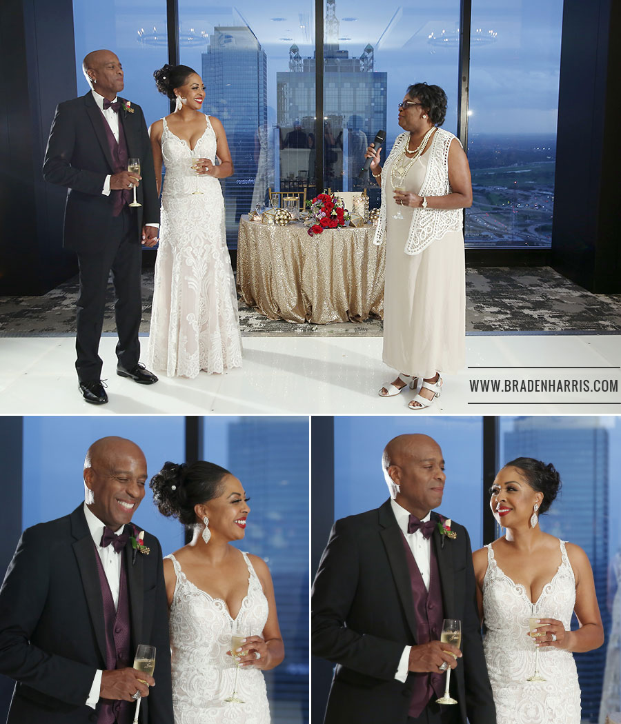 Wedding at Tower Club Dallas, Braden Harris Photography, Downtown Dallas,  Dallas Skyline